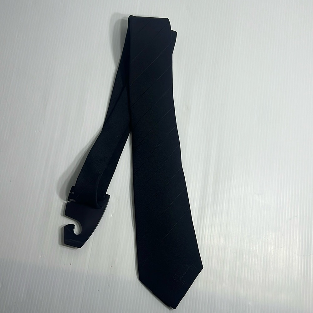 Givenchy Men’s Black Striped Silk Tie
